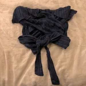 Princess Polly Wrap crop Top